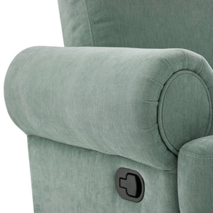 Manual Swivel Recliner Rocker Chair With Adjustable Backrest