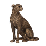 Copper Panther Animal Statue Decor