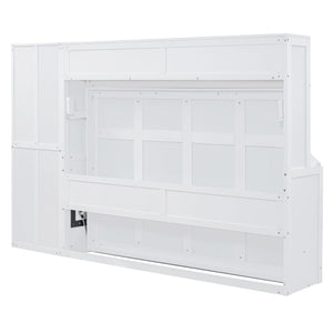 Space Saving Murphy Wall Bed With Closet And Drawers