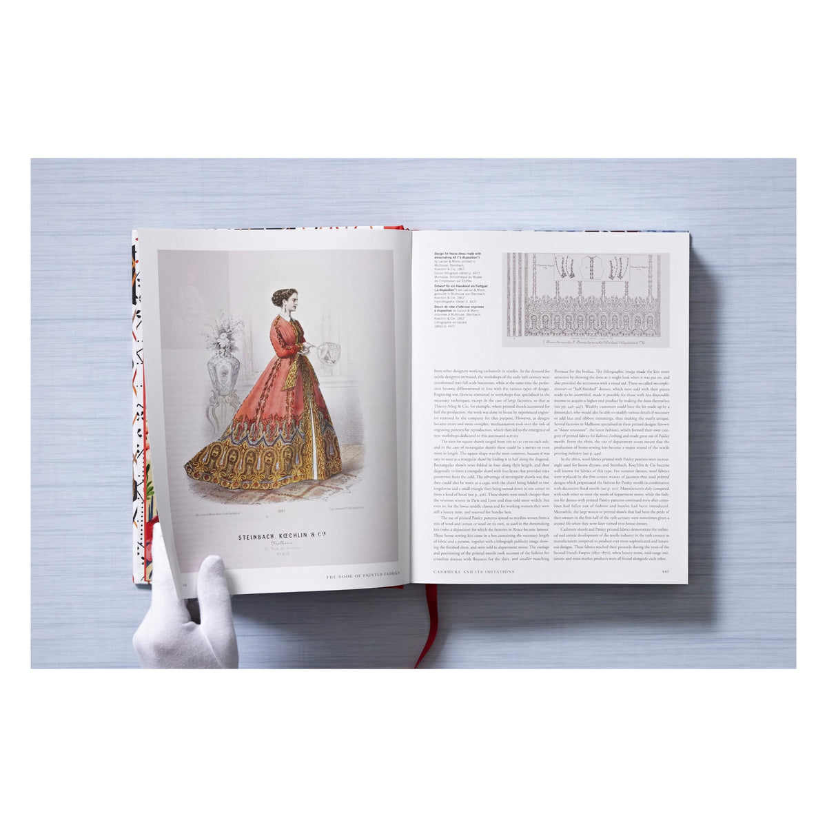 The Book of Printed Fabrics. From the 16th century until today (German, French, English)