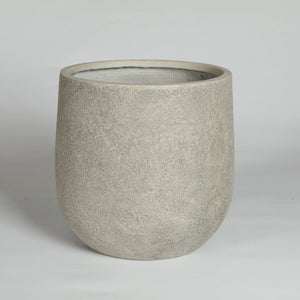 Round Concrete Planter Set of 2 - Antique Grey