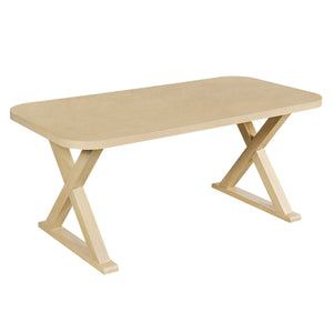 Natural Oak Veneer Dining Table