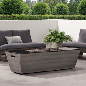 56" Rectangle MGO Fire Pit - 50,000 BTU