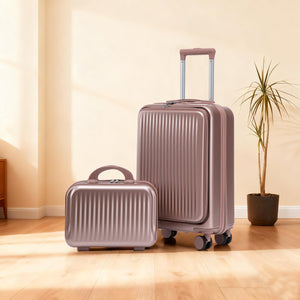 14'/20' 2-Piece ABS Spinner Wheel Luggage Set