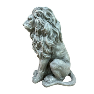 Magnesium Oxide Sitting Lion Statue