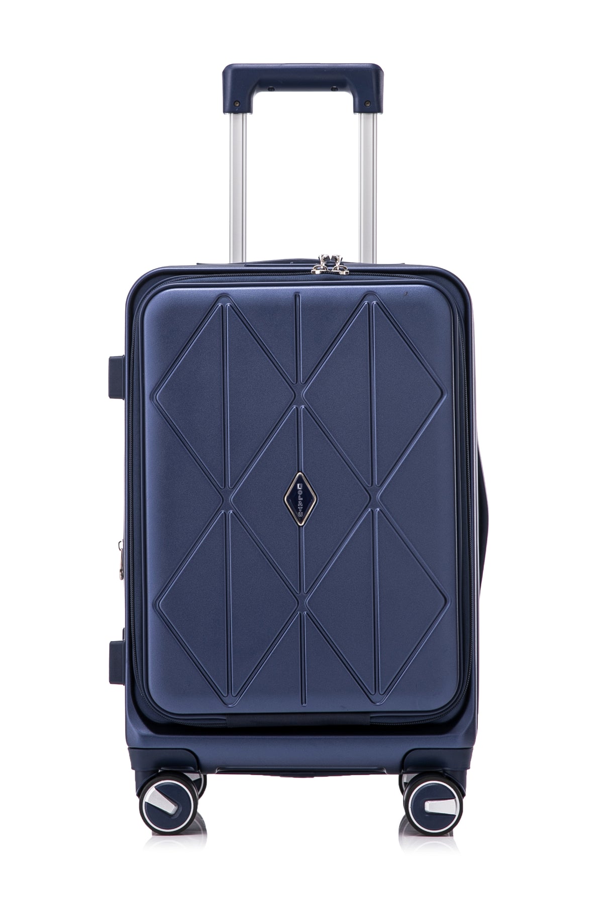 3 Piece, Expandable Carry On Luggage with TSA Lock -Hard Shell and Lightweight Suitcase with Front Pocket and Spinner Wheels