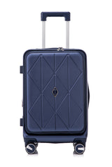 3 Piece, Expandable Carry On Luggage with TSA Lock -Hard Shell and Lightweight Suitcase with Front Pocket and Spinner Wheels