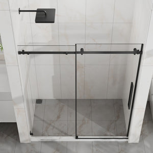 Frameless Tub Sliding Shower Door With Easy Clean Coating