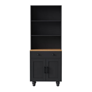 On-Trend Farmhouse Storage Cabinet with Adjustable Shelves