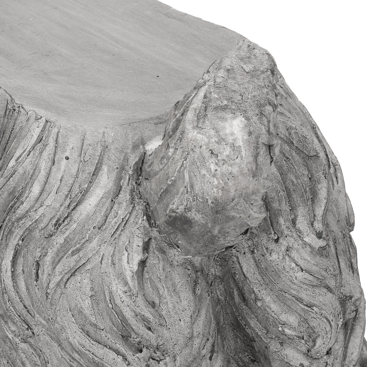 Charming Cocker Spaniel Dog Statue Bench Gray Magnesium Oxide 31.25'