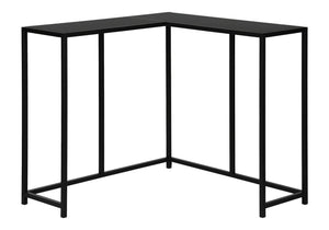 Corner Accent Console Table For Entryway, Contemporary & Modern - Black