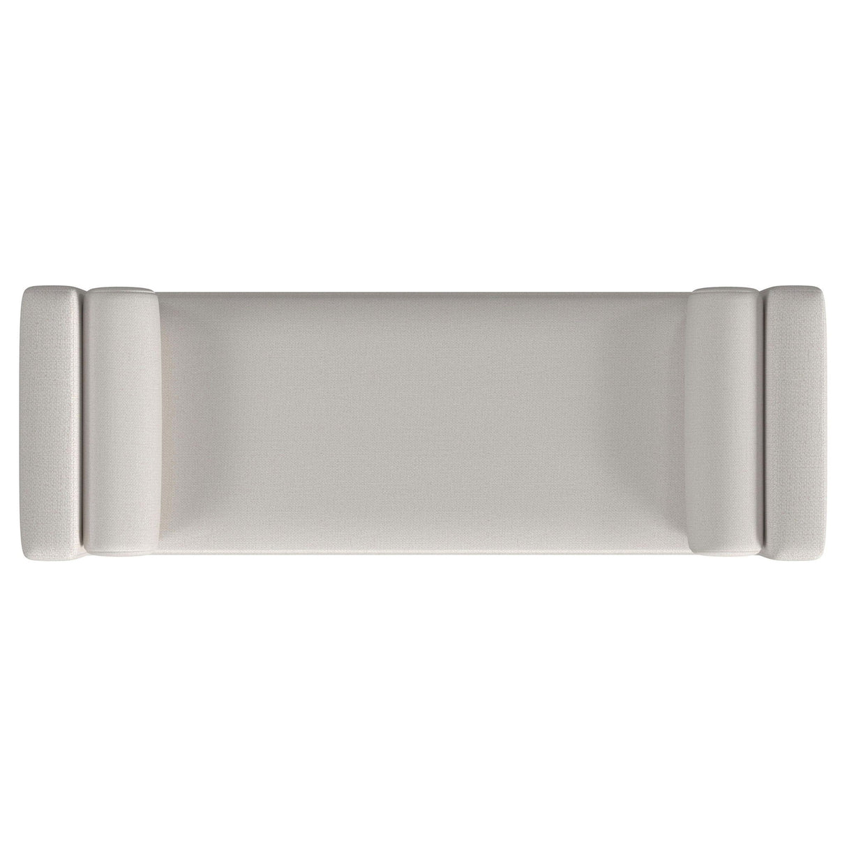 Thomas - Raised Arm Accent Bench - Ivory