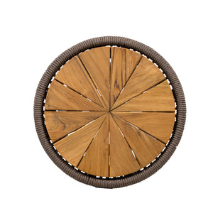 Outdoor Side Table, Dark