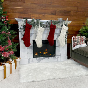 6-Ft. Christmas Snow Flocked Garland with Pinecones