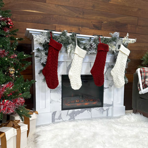 6-Ft. Christmas Snow Flocked Garland with Pinecones
