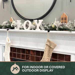 6-Ft. Christmas Snow Flocked Garland with Pinecones
