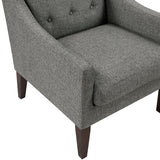 Contemporary Button Tufted Accent Chair