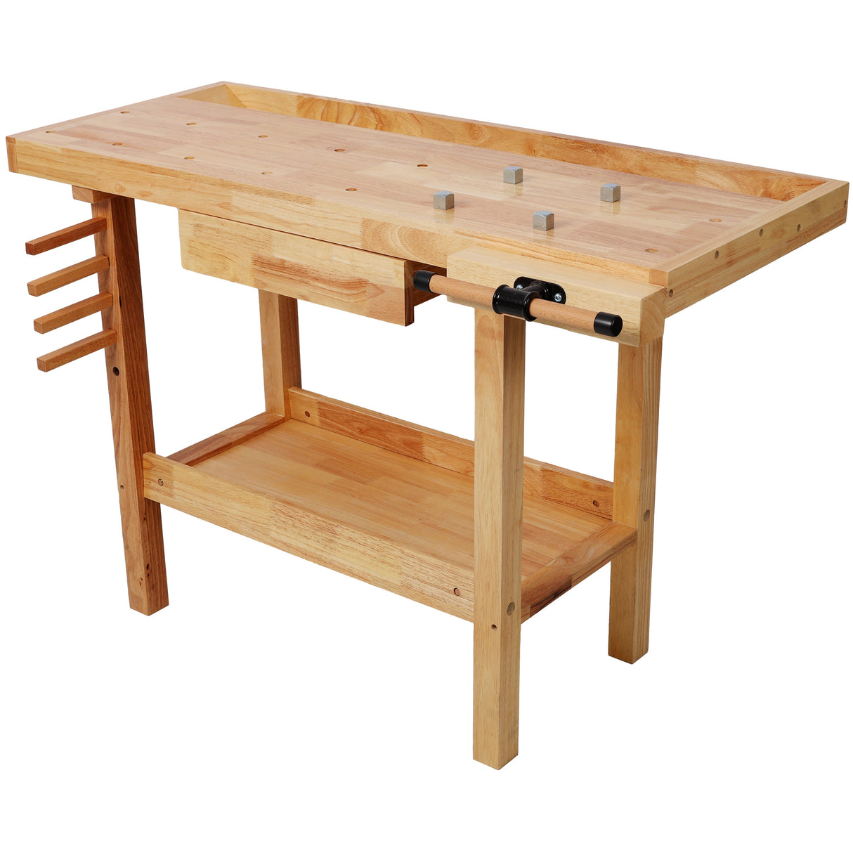 48" Heavy Duty Wood Workbench with Storage