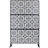 Outdoor & Indoor Metal Freestanding Decorative Privacy Screen