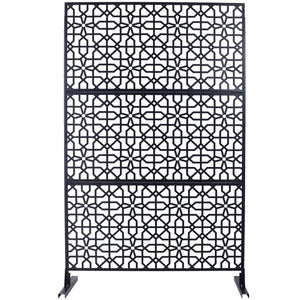 Outdoor & Indoor Metal Freestanding Decorative Privacy Screen