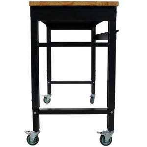 48" Wide Rolling Workbench - Adjustable Height for Workshop