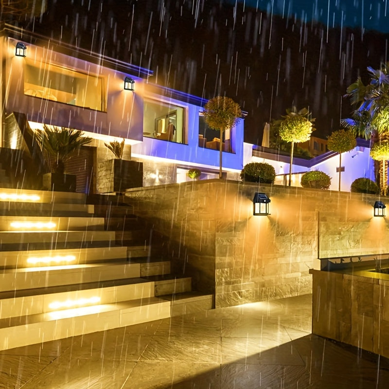 Solar Wall Lights Outdoor – Motion Sensor Dusk to Dawn LED for Yard, Door, Garden