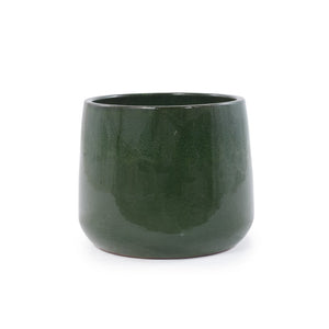Handmade Solid Glazed Ceramic Planter Set of 4