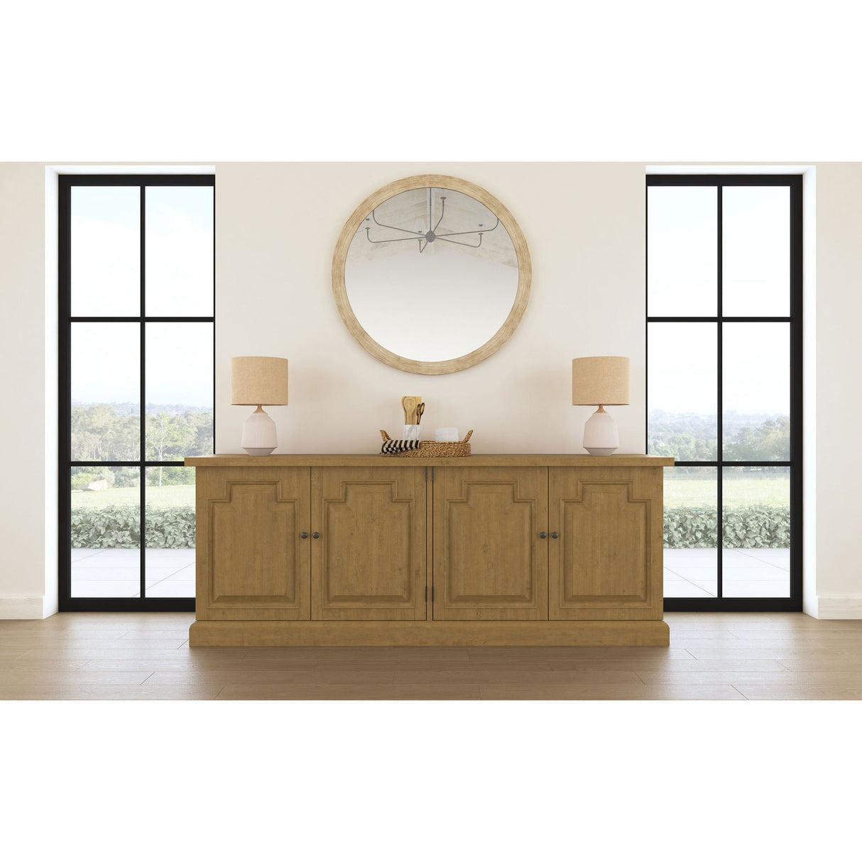 Allende - 4 Door Sideboard - Rustic