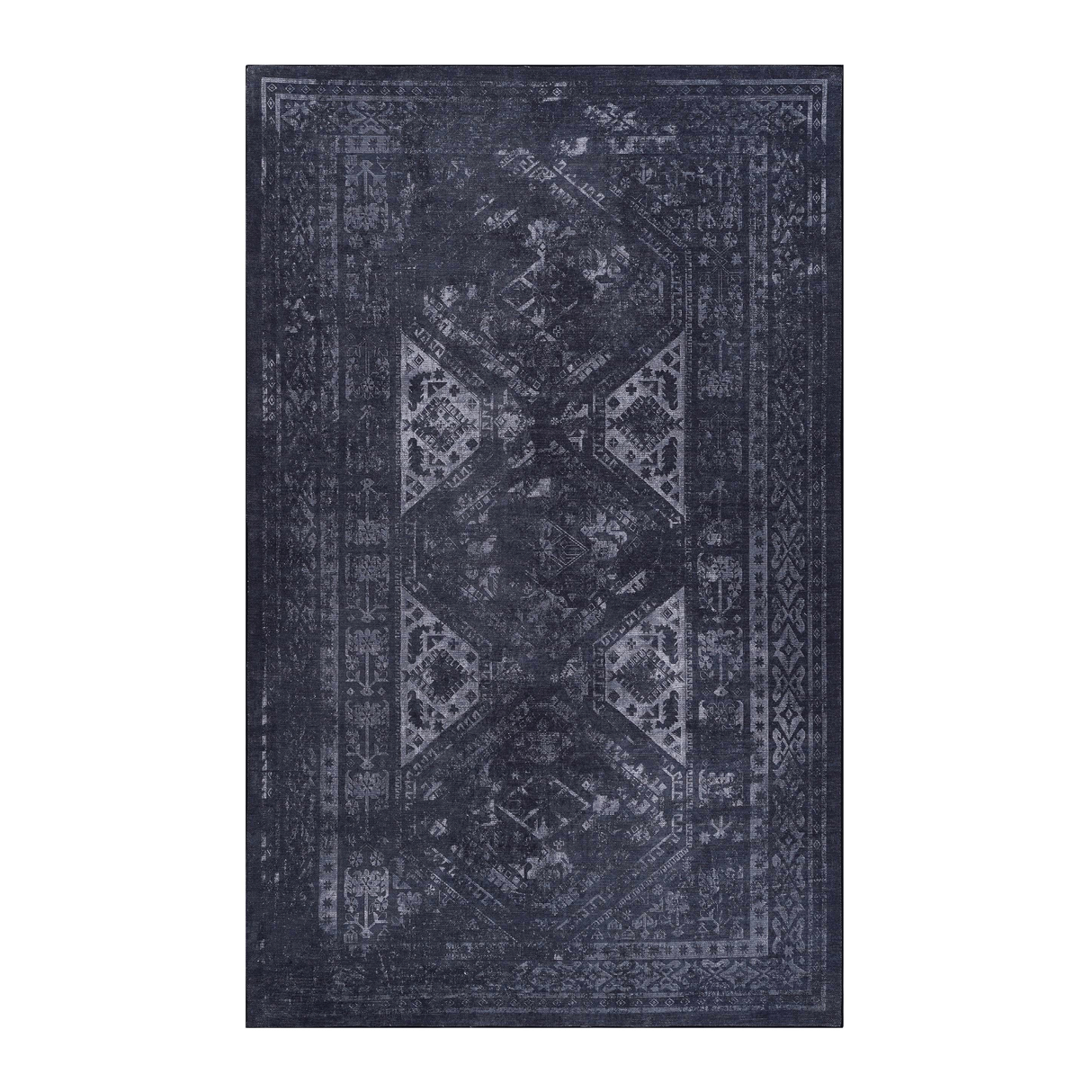 Naar Washable Area Rugs, Low-Pile, Non-Slip, Non-Shedding, Foldable, Kid & Pet Friendly