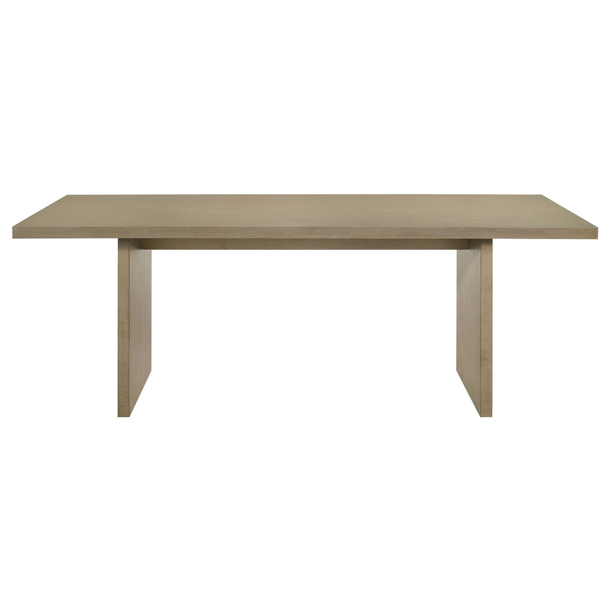 Decker 7-piece 82-inch Rectangular Dining Set Cream and Natural Oak