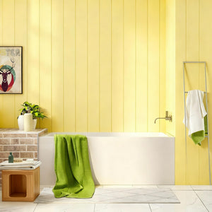 Alcove Soaking Bathtub With Skirt - Back-To-Wall Design - Glossy White