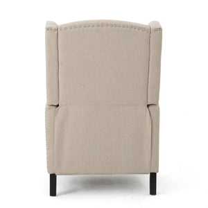 Westeros Wing Back Fabric Upholstered Recliner