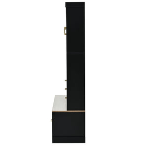 Entryway Hall Tree With Bench And Storage, 5 In 1 Coat Rack