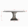 Modern Rectangular Dining Table For 6 With Chairs