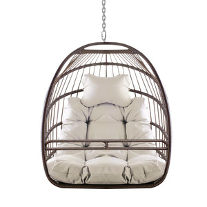 Khaki Hanging Swing Egg Chair
