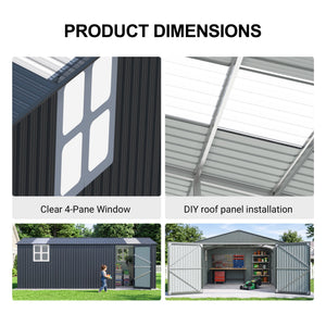 Outdoor Storage Shed 20x13 FT