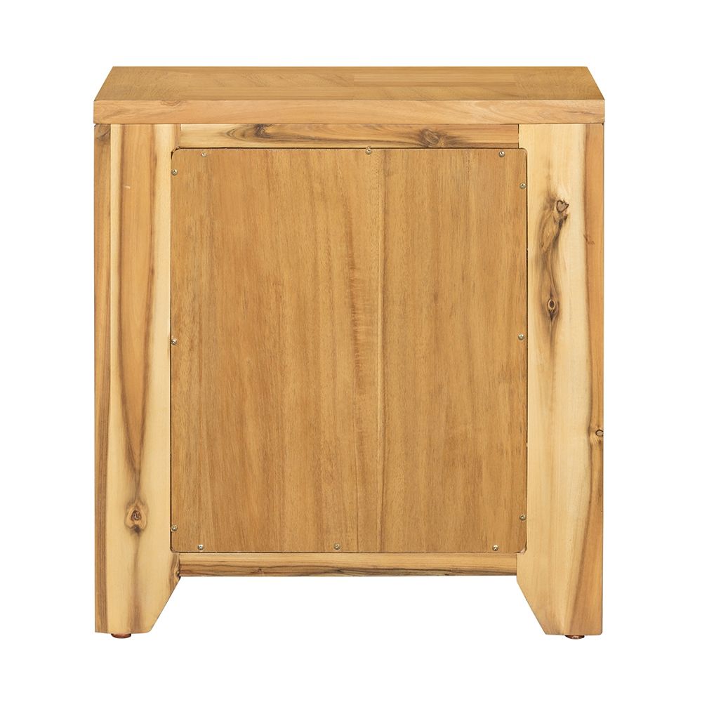 Nightstand - Natural Wood / Brown