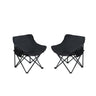 Portable Folding Camping Chairs With Carry Bag (Set of 2)