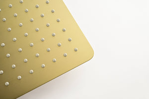 16 Inch Square Rain Shower Head - Brushed