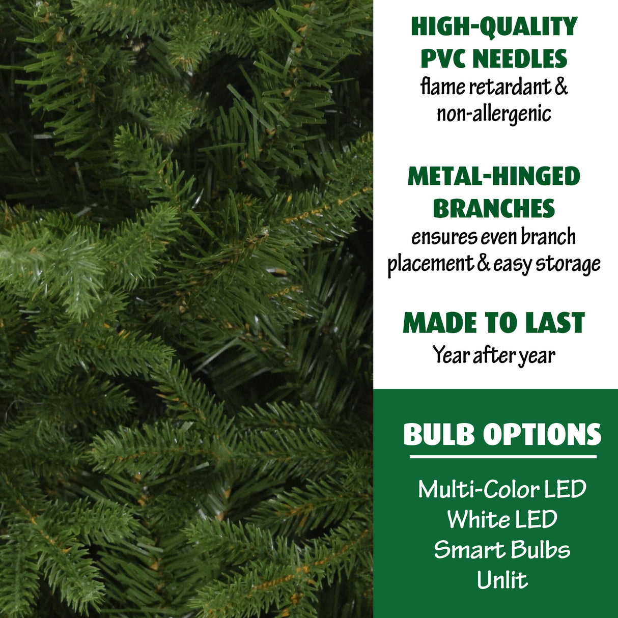 3.0-Ft Andirondack Potted Christmas Tree Decor