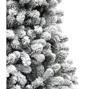 6.5-Ft. Flocked Alaskan Pine Christmas Tree