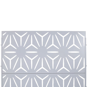 Outdoor & Indoor Metal Privacy Screen, Freestanding Decorative Panels