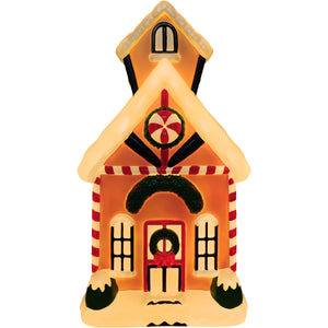 Fraser Hill Farm 32" Gingerbread House Christmas Blow Mold