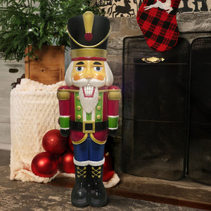 Fraser Hill Farm 40" Nutcracker Soldier Christmas Blow Mold