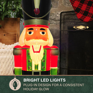 Fraser Hill Farm 40" Nutcracker Soldier Christmas Blow Mold