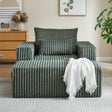 62.5-Inch-Corduroy-Sponge-Sofa-Lounge-Chair-with-Removable-footrest-Sofas-&-Sectionals