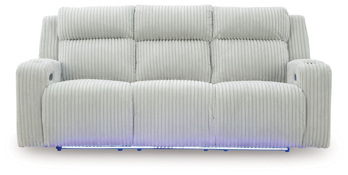 Forest Lake - Power Reclining Sofa With Adj Headrest