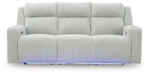 Forest Lake - Power Reclining Sofa With Adj Headrest