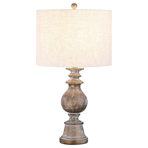 Wahlburg - Drum Shade Table Lamp - Oatmeal