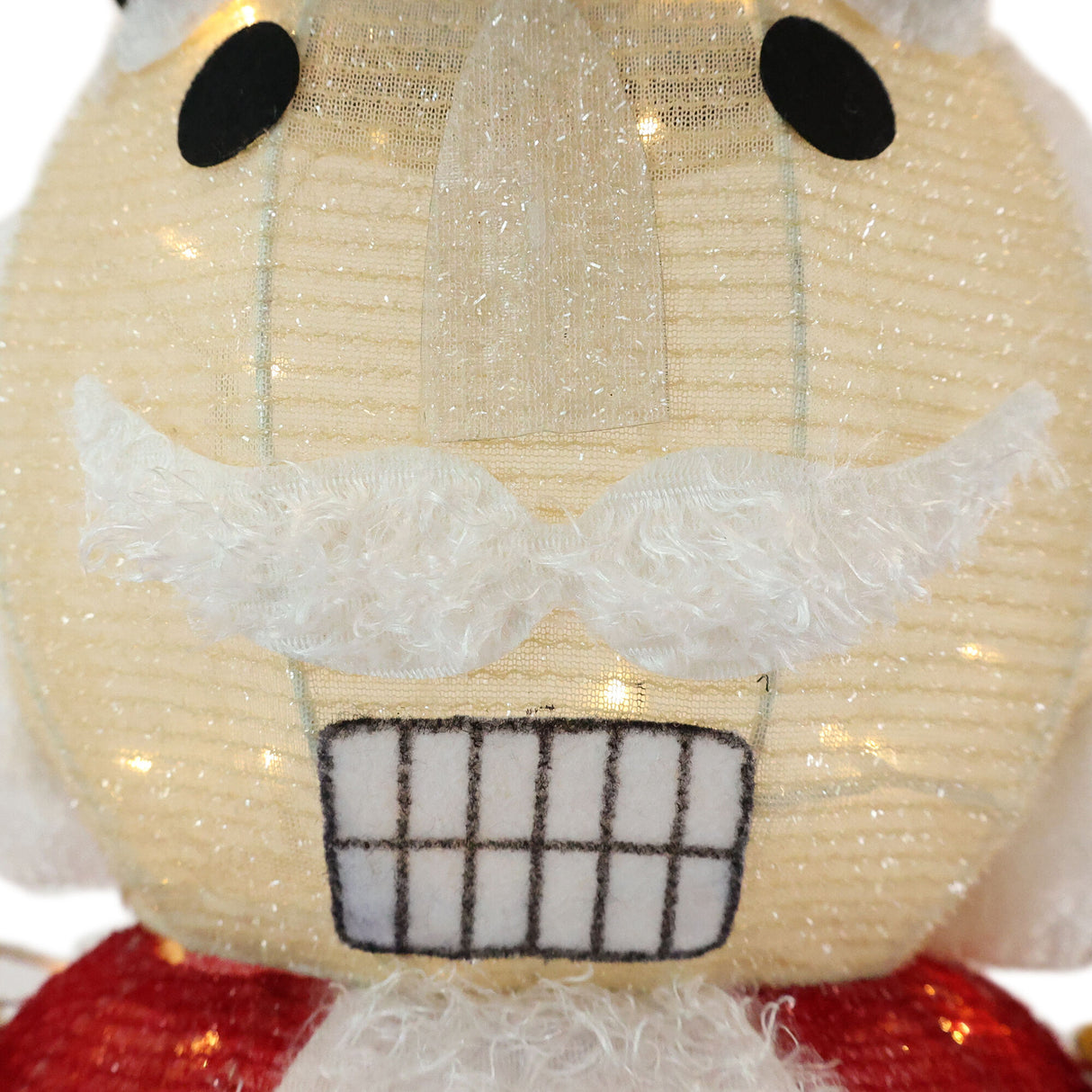 6-Ft. Prelit Tinsel Nutcracker Indoor or Outdoor Decoration